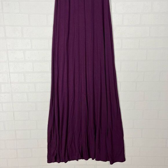 Motherhood Maternity Maxi Dress Size S Purple Beaded stretchy - Picture 12 of 14